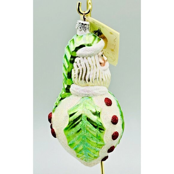 Patricia Breen Hollyberry Santa Christmas Ornament #9722 Original Tag 1997 - Picture 6 of 8